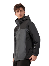 Куртка 2в1 Humtto 146 Black-Grey