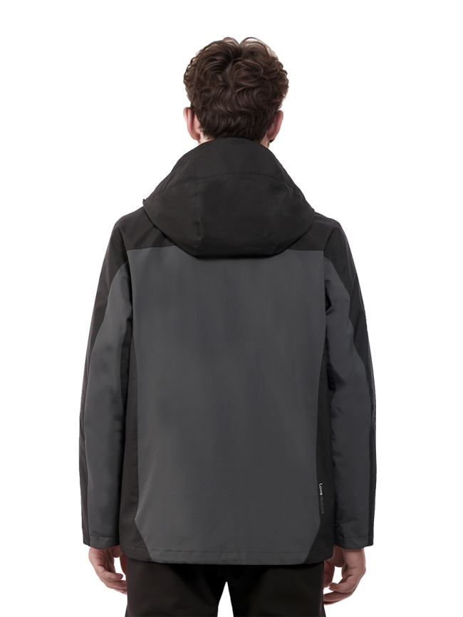 Куртка 2в1 Humtto 146 Black-Grey фото 3