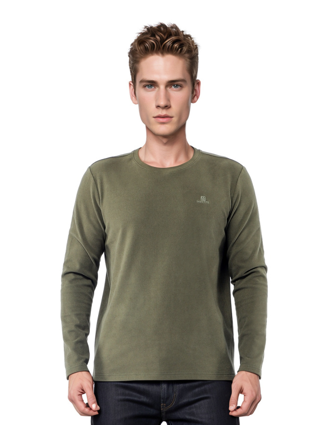 Лонгслив мужской Humtto 556 Olive фото 4