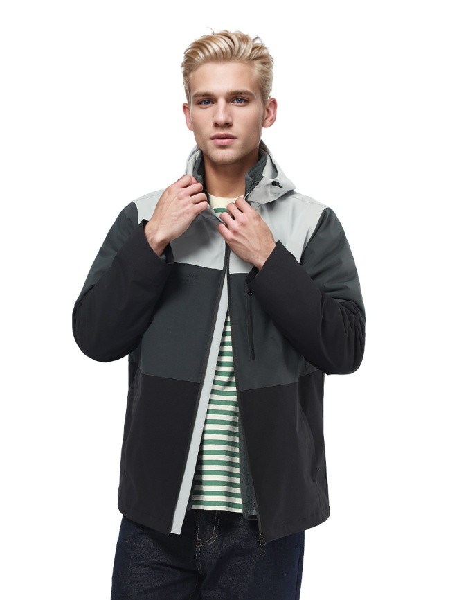 Куртка 2в1 Humtto 909 Grey фото 2