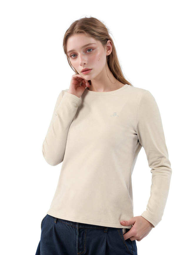 Лонгслив женский Humtto 556 Beige фото 2