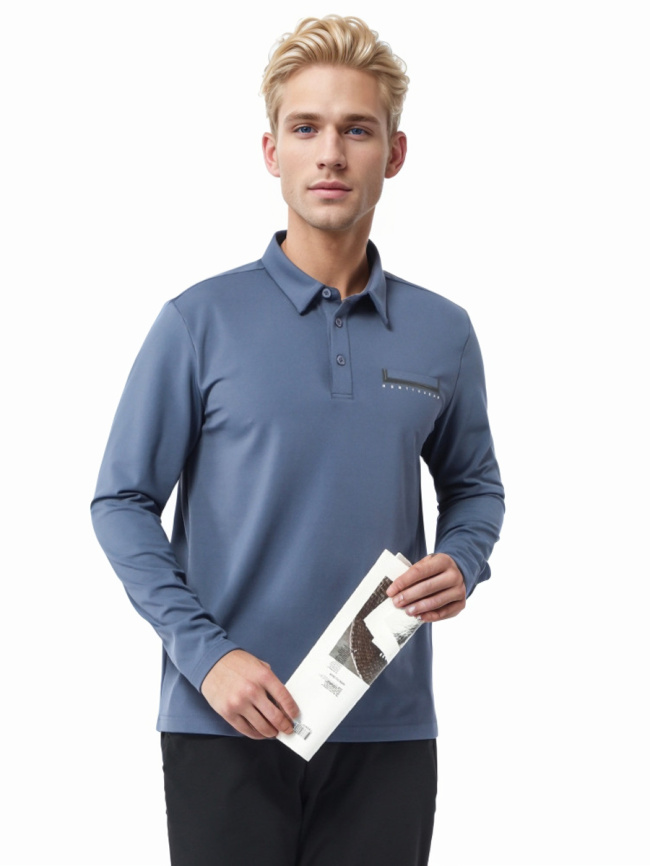 Лонгслив мужской Humtto 577 Blue фото 3