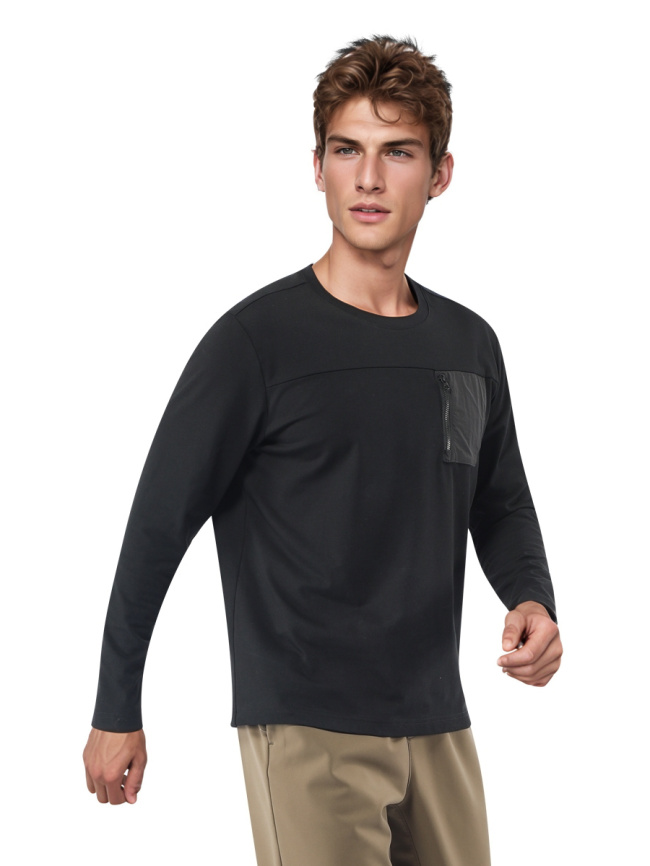 Лонгслив мужской Humtto 553 Black фото 2