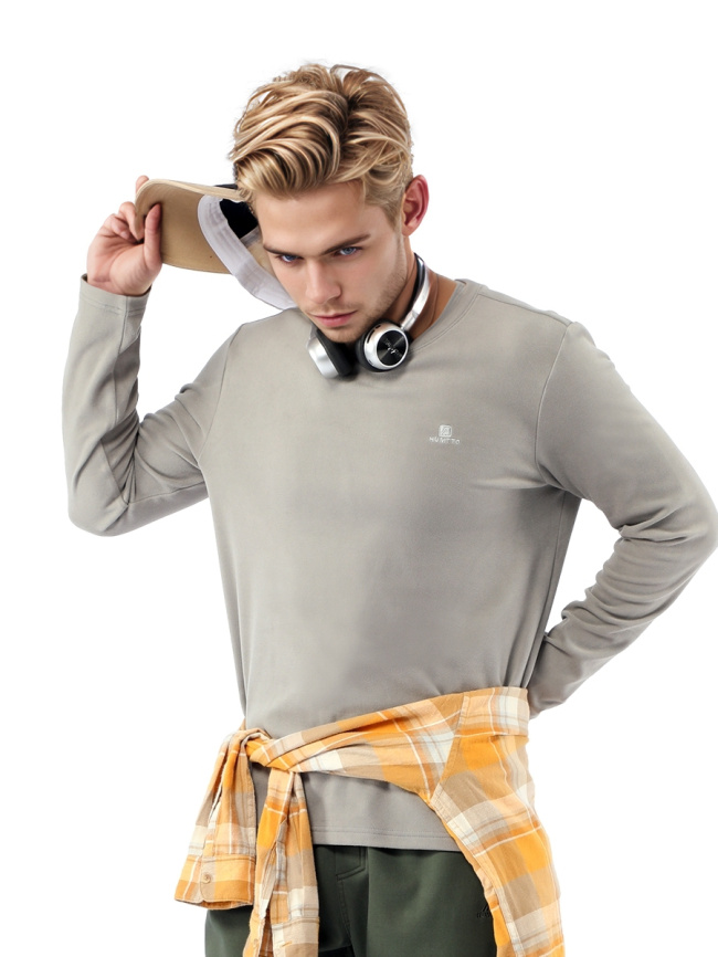 Лонгслив мужской Humtto 556 Grey фото 3